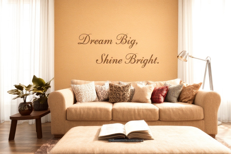 personalized wall quote project