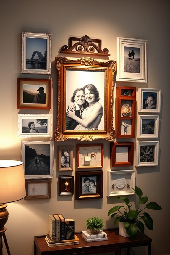 photos and memorable keepsakes