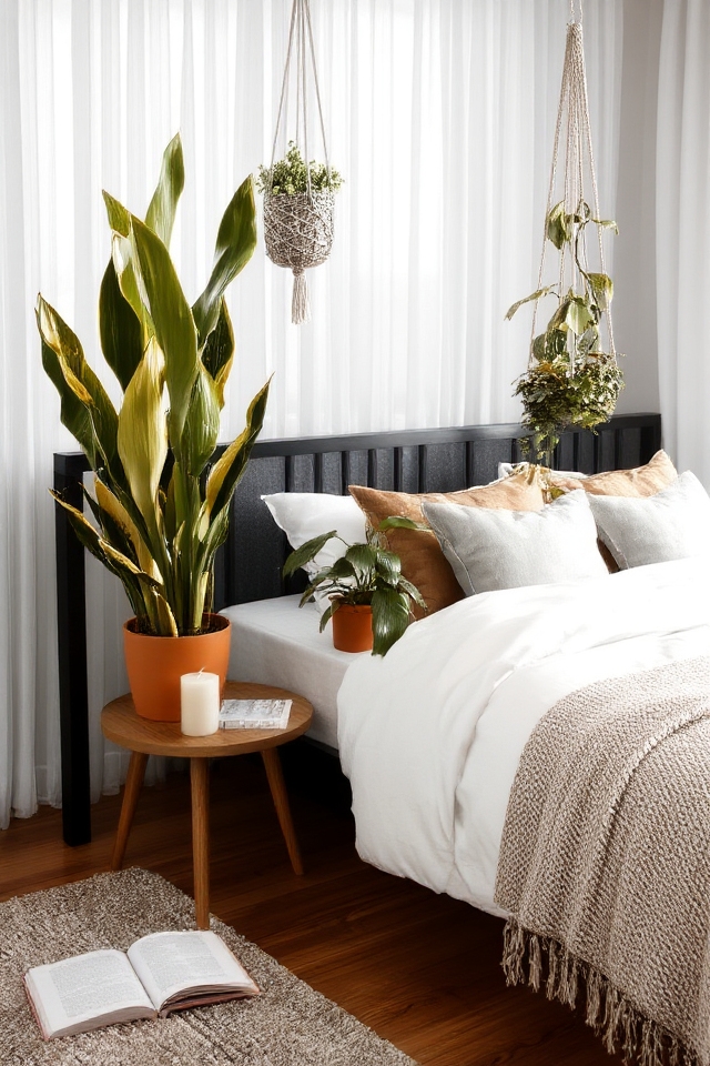 plants enhance black frame