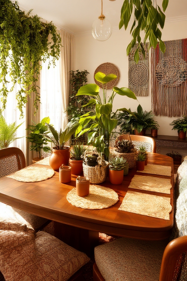 plants enhance cozy atmosphere