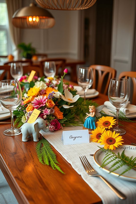 playful dining decor accents