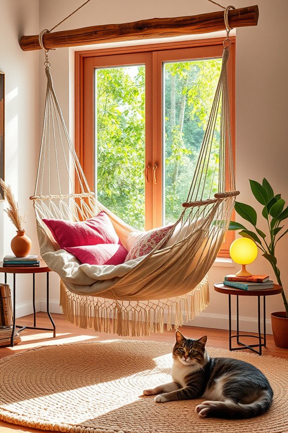playful indoor hammock swings