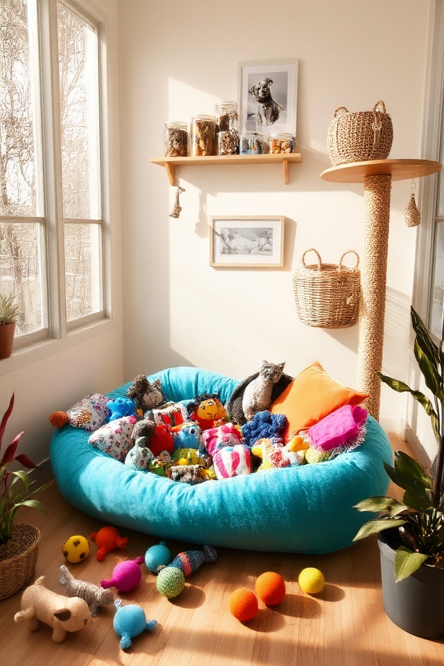 playful pet corner design