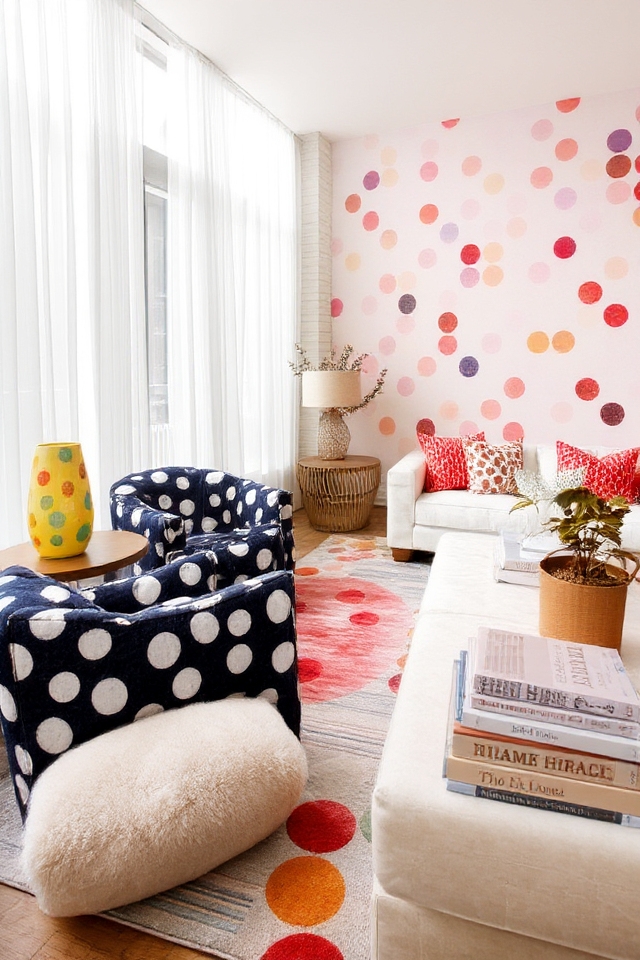 playful polka dot decor