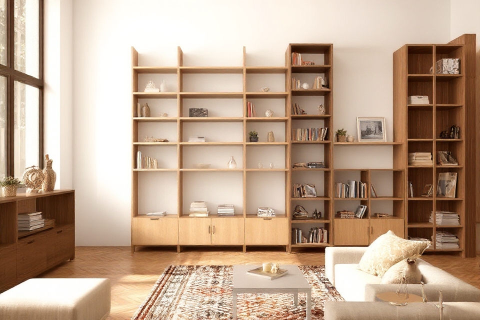 practical aesthetic wall storage