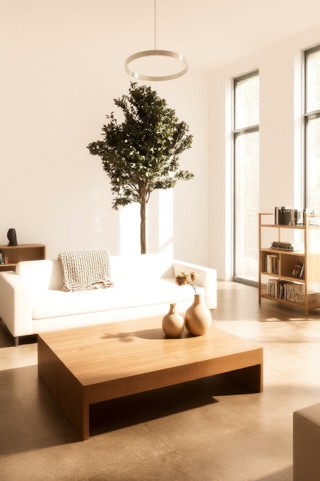 purposeful functional serene decor