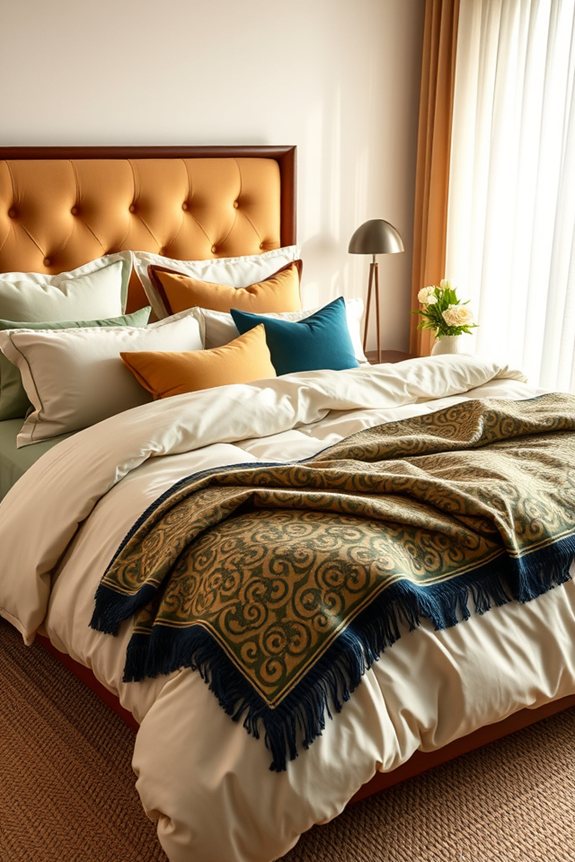 quality bedding enhances comfort