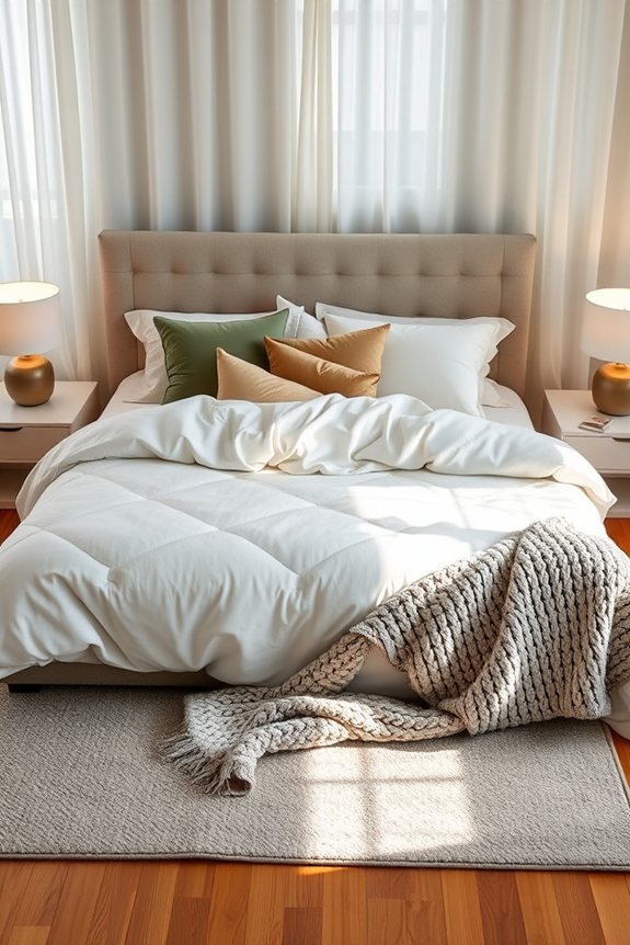 quality bedding promotes comfort