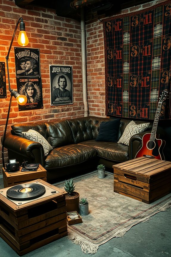 raw eclectic moody interiors