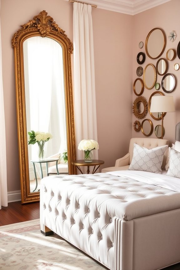 reflective decor enhances space