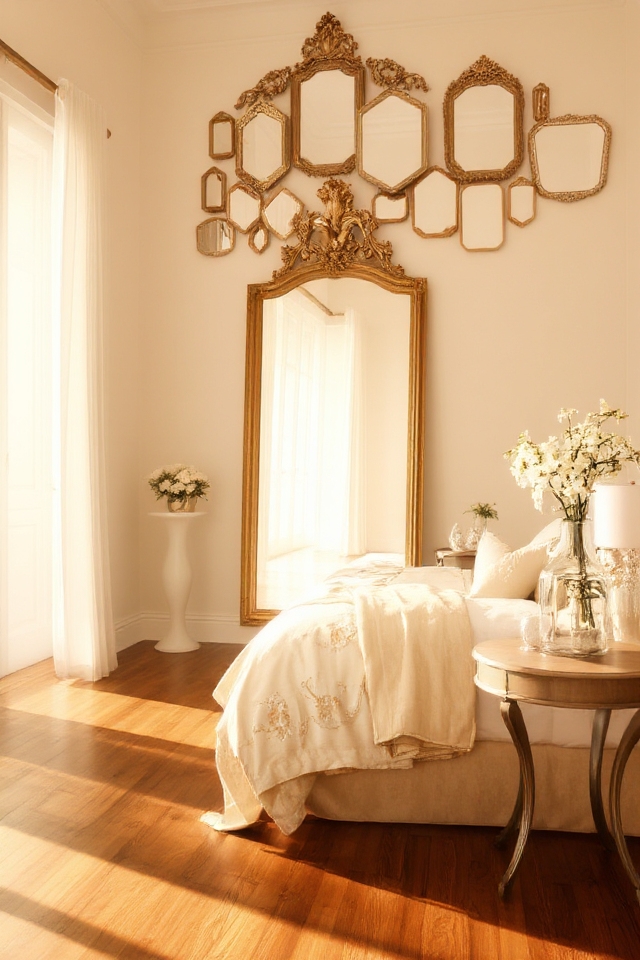 reflective elegance for bedrooms