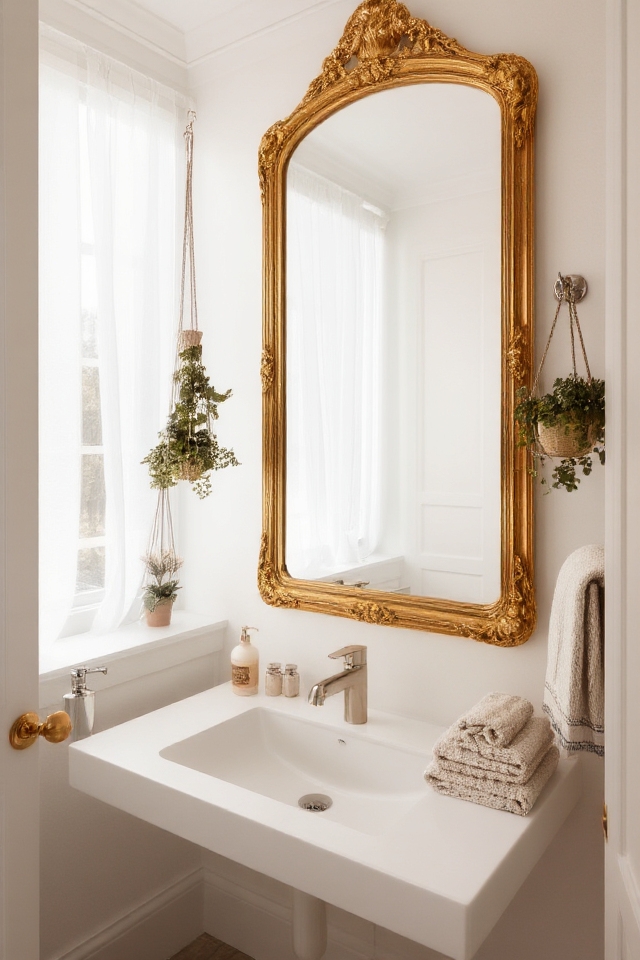 reflective statement mirror elegance