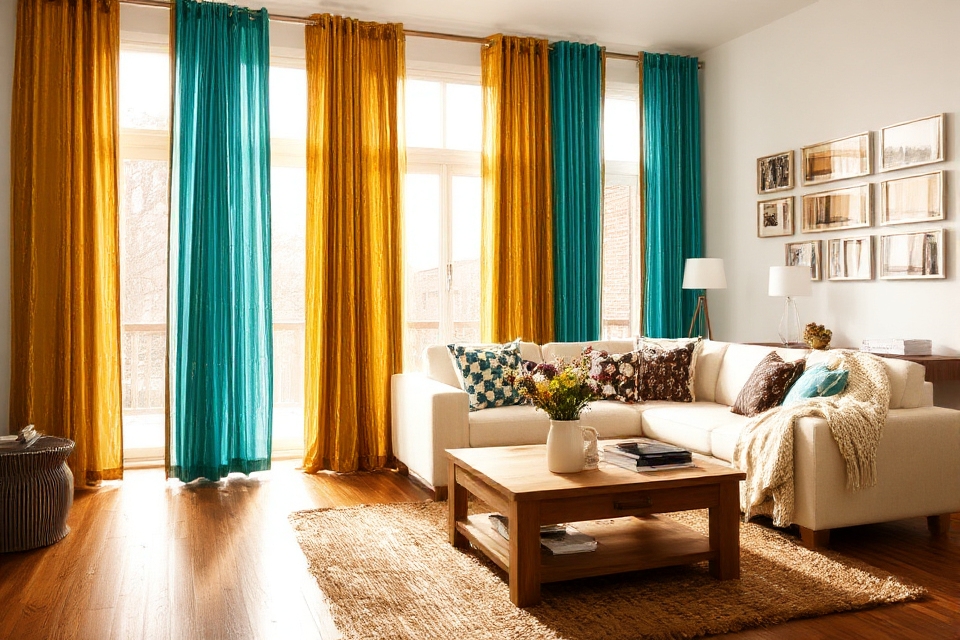 refresh living room curtains