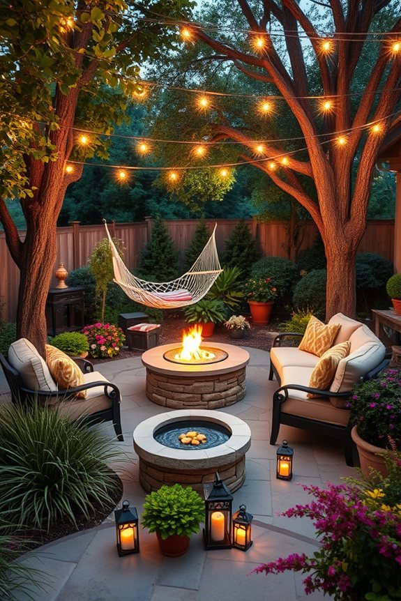relaxing backyard retreat design