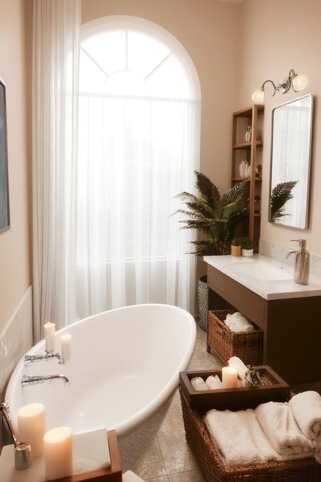relaxing bathroom lighting ideas