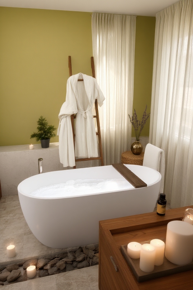 relaxing spa like atmosphere elements