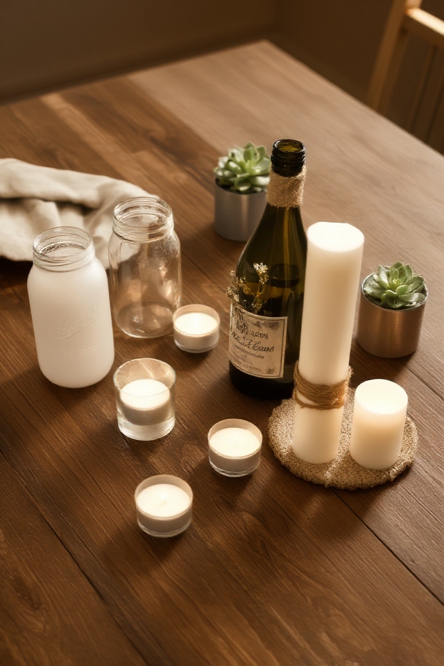 repurposed candle holder creations