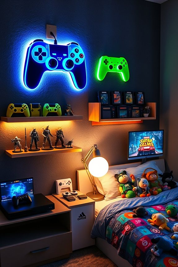 repurposed gaming controller decor