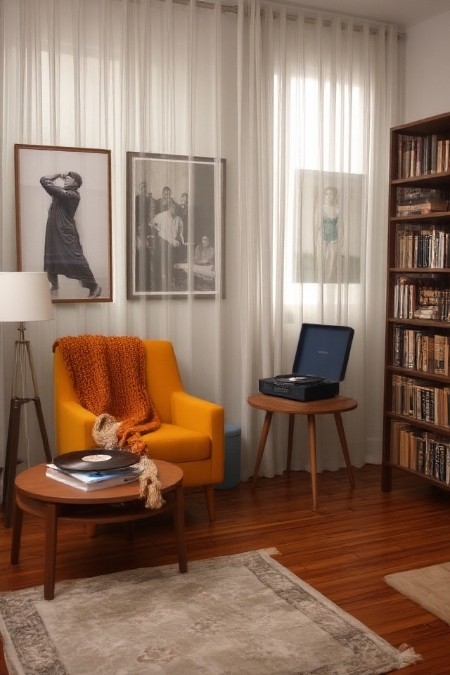 retro inspired masculine interiors