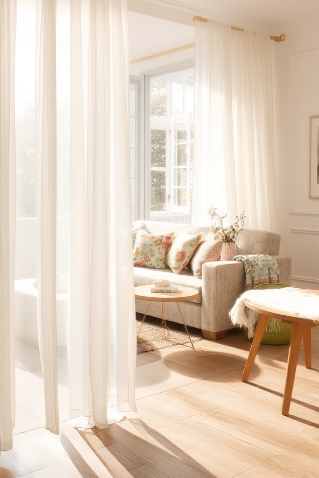 revitalize curtains with light