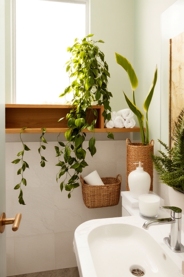 revitalizing atmosphere with greenery