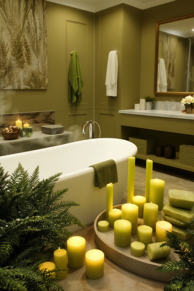 revitalizing candle ambiance decor
