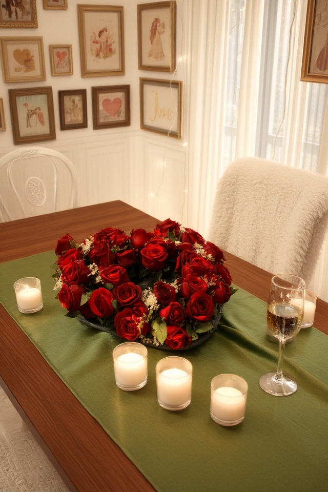 romantic centerpiece for valentine s