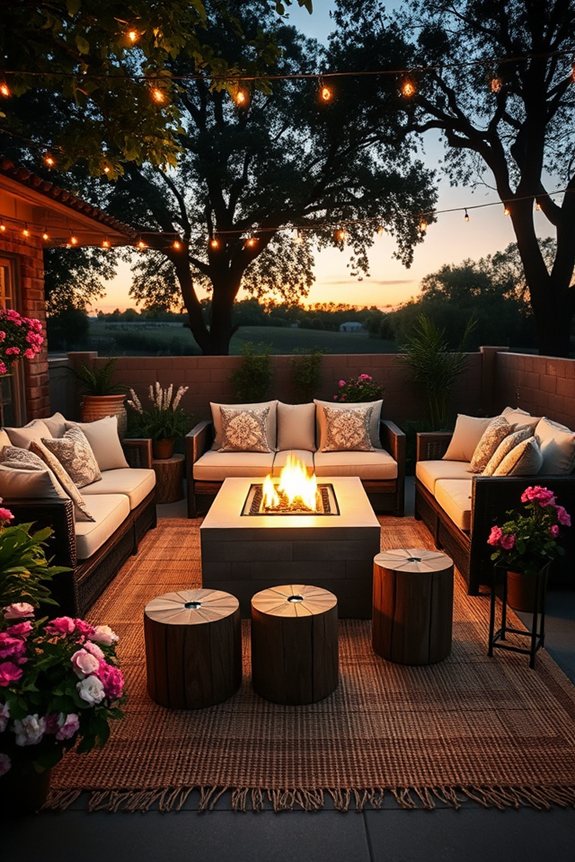 romantic outdoor anniversary oasis