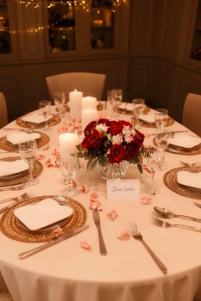 romantic valentine s day table