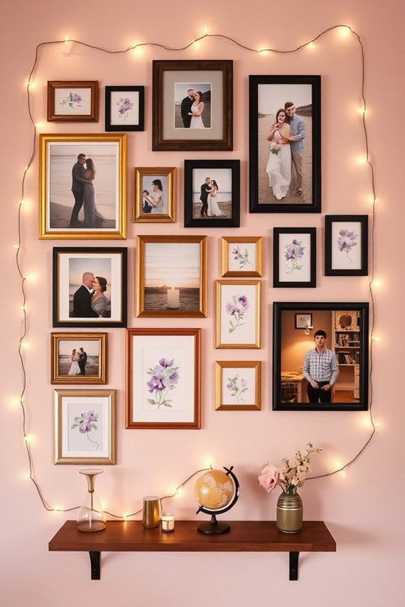 romantic wall gallery design