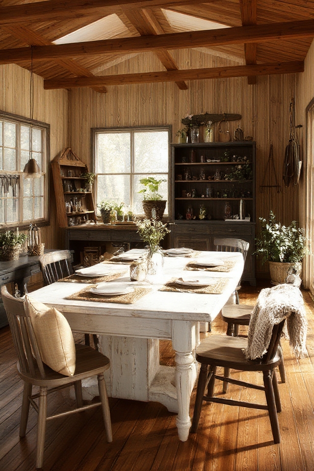rustic charm and warmth