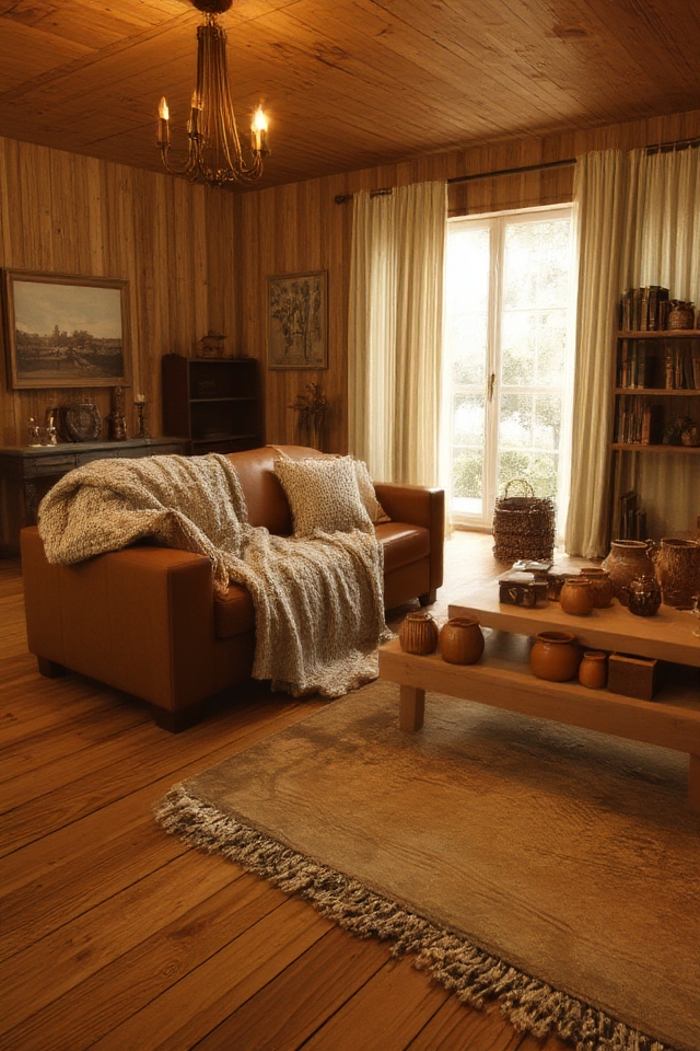 rustic charm through natural materials