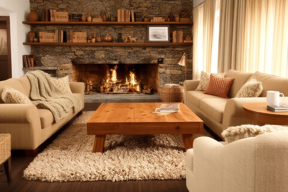 rustic charm with wood