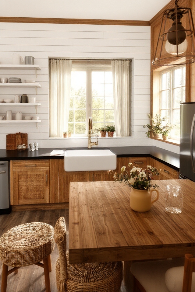 rustic elegance in kitchens