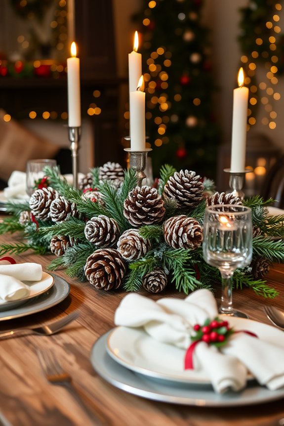 rustic holiday decor accents