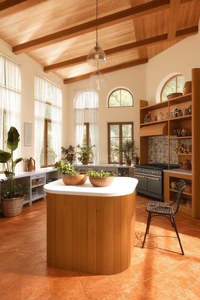 rustic mediterranean kitchen warmth