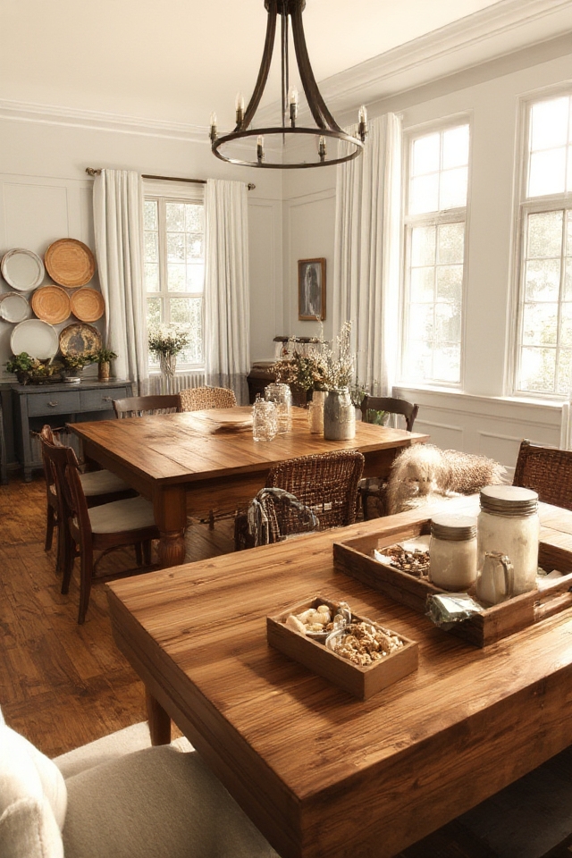 rustic sideboard for storage