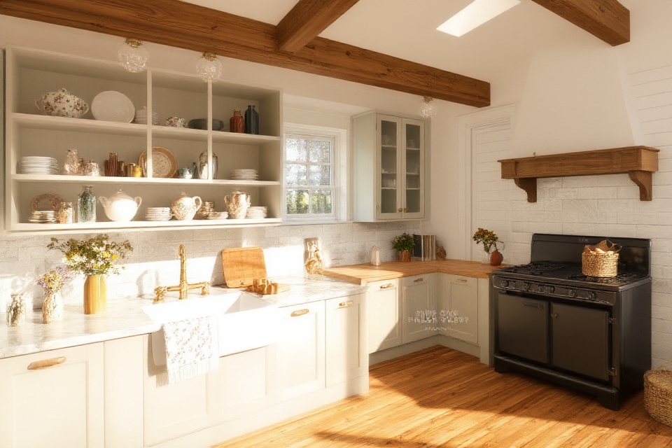 rustic vintage kitchen charm