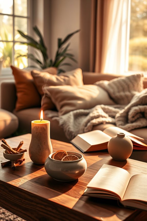 scented ambiance for coziness
