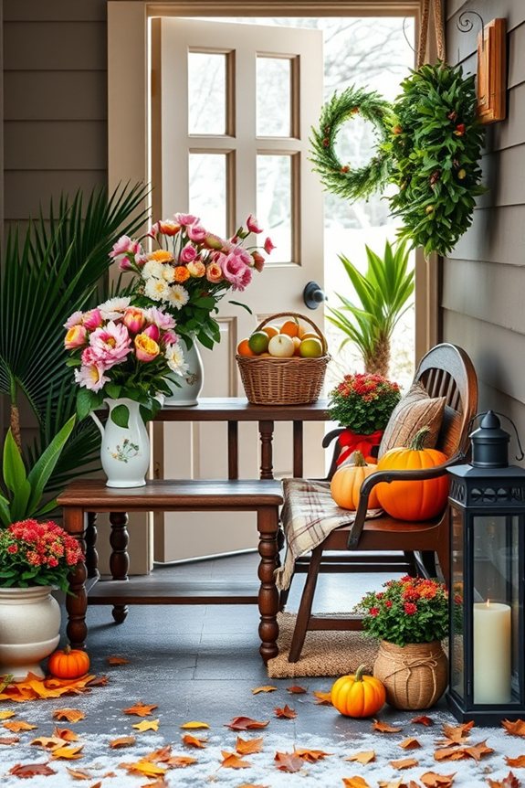 seasonal entrance decor ideas