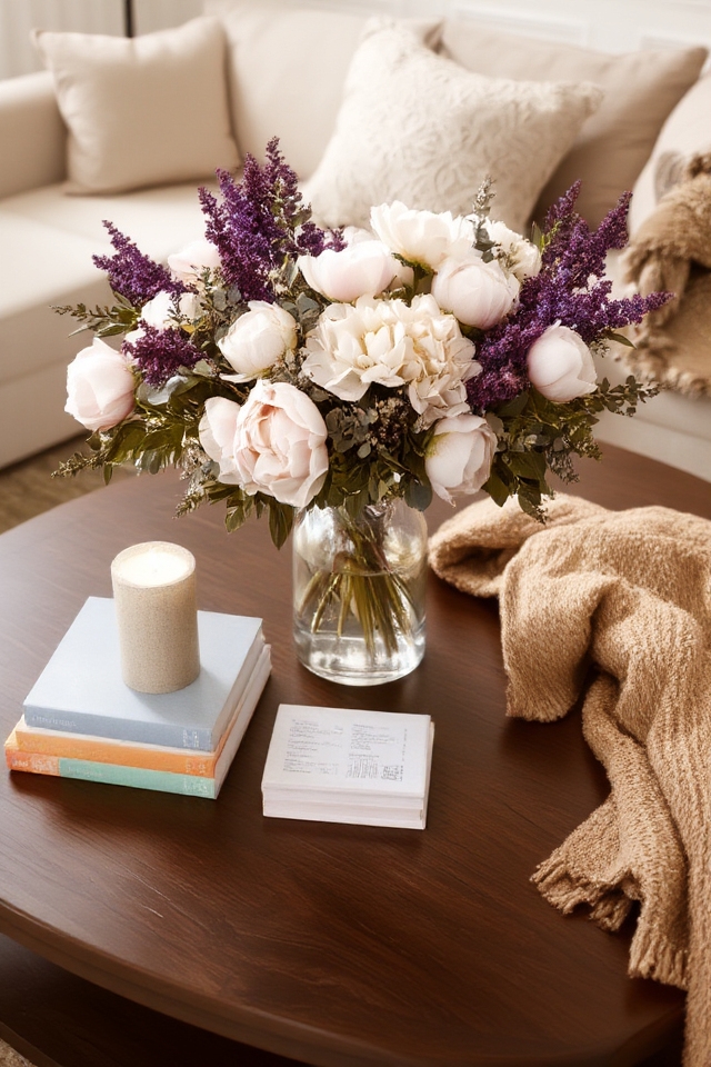 seasonal floral coffee table d cor