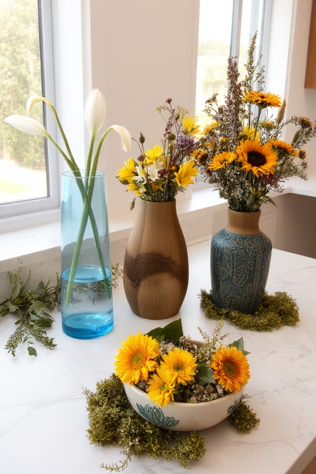 seasonal flower vase ideas