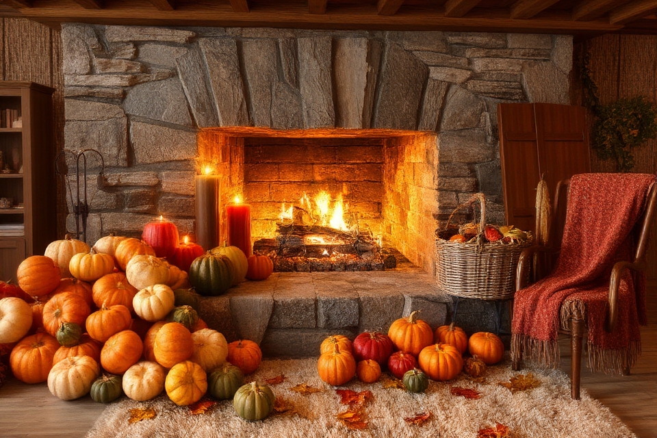 seasonal hearth decoration ideas