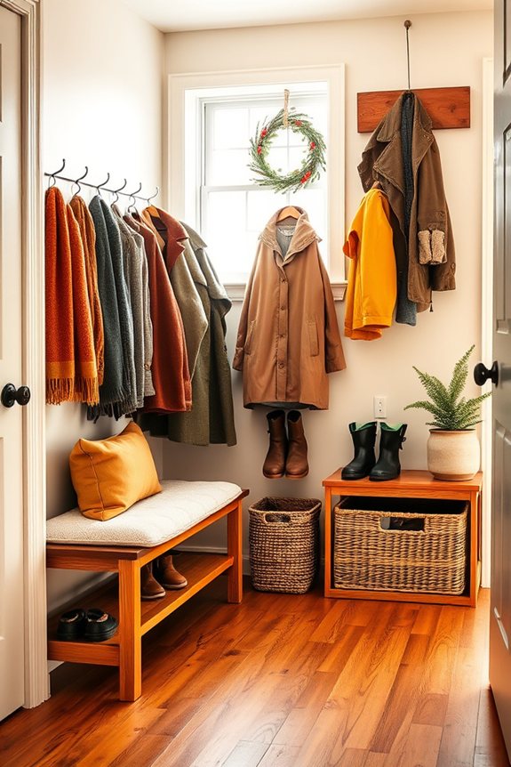 seasonal organization for mudroom