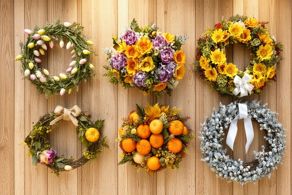 seasonal wreath crafting ideas