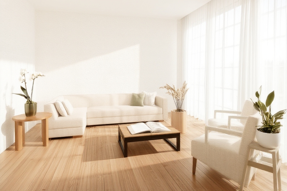 serene and functional living space