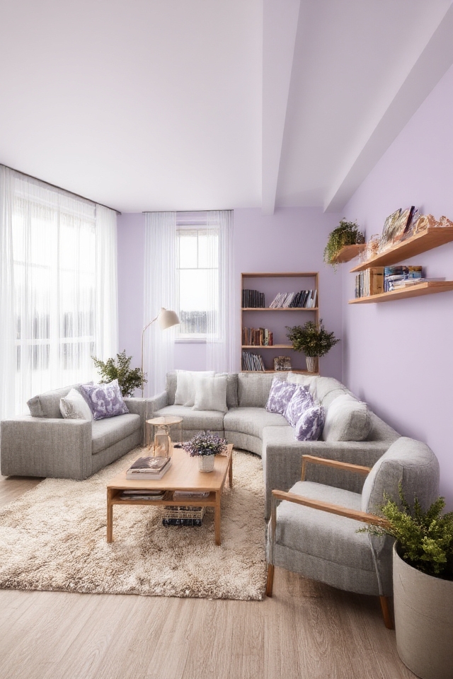 serene calming retreat color