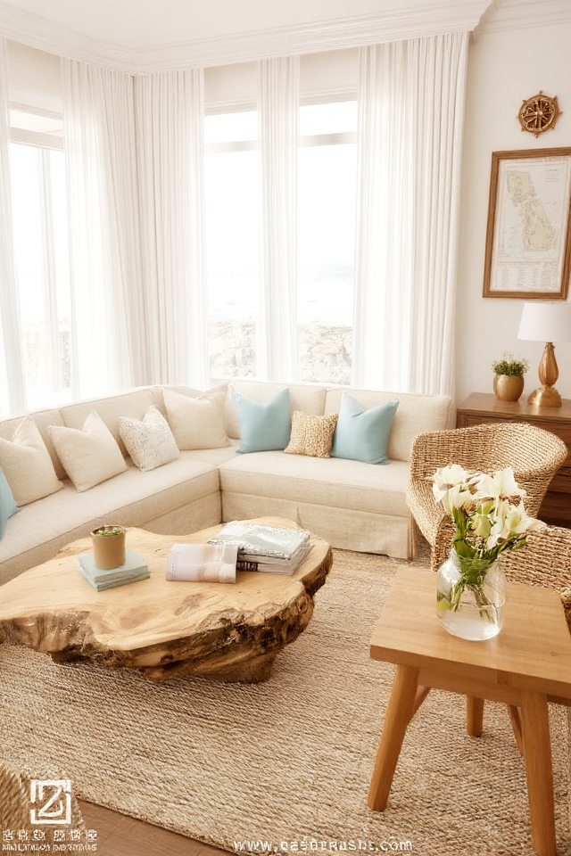 serene coastal living style