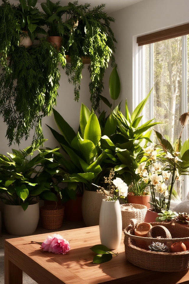serene indoor plant paradise