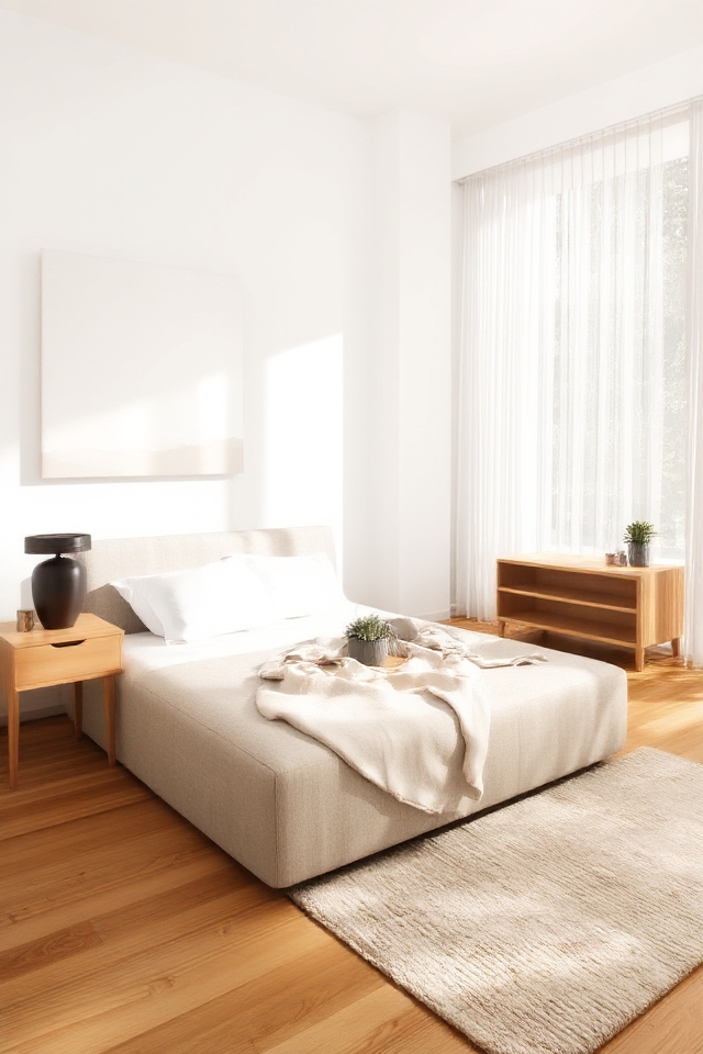 serene minimalist bedroom design